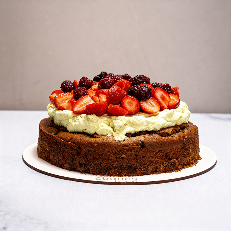 Torta de pistacho y choco Blanco